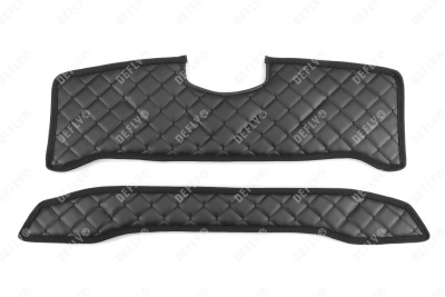 Утеплитель радиатора для Geely Coolray, 2023-н.в., рестайлинг, экокожа черная