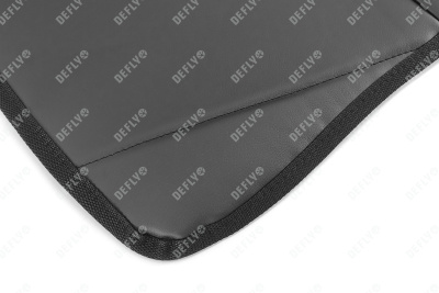 Утеплитель радиатора универсальный, размер L, экокожа черная 