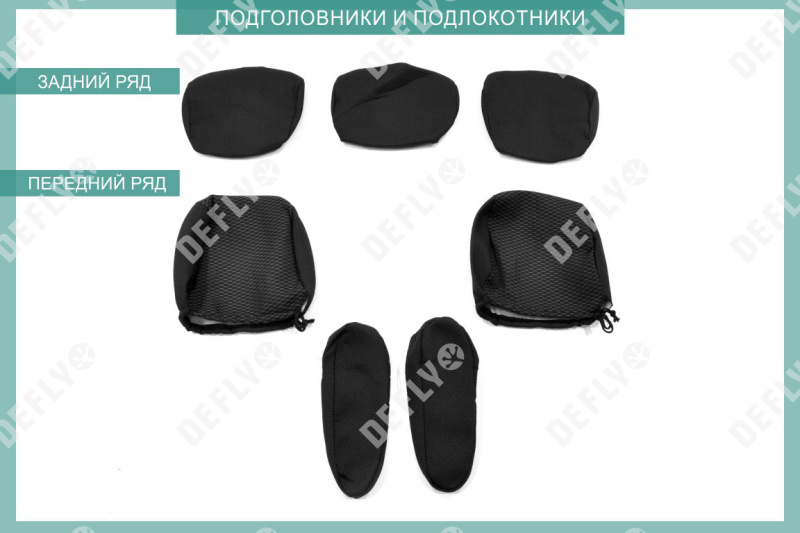 Чехлы на сиденья Toyota Harrier (XU30), 2003-2013, жаккард