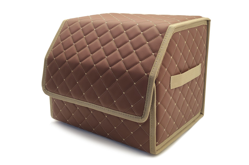 Органайзер для авто 35*29*29 паприка/бежевая отстрочка