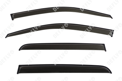 Дефлекторы окон Toyota Hilux (AN10, AN20, AN30), 2004-2015