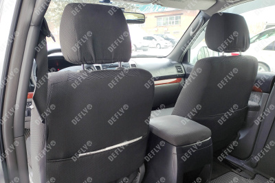 Чехлы на сиденья Toyota Land Cruiser Prado (J120), 2002-2009, левый руль, жаккард 