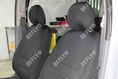 Чехлы на сиденья Toyota Funcargo, 1999-2005, со столиком-подлокотником 2-го ряда , жаккард