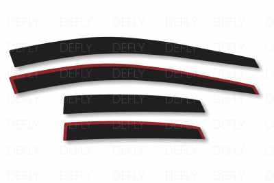 Дефлекторы окон 2D Nissan Note (E13), 2020-н.в., комплект 4 шт.