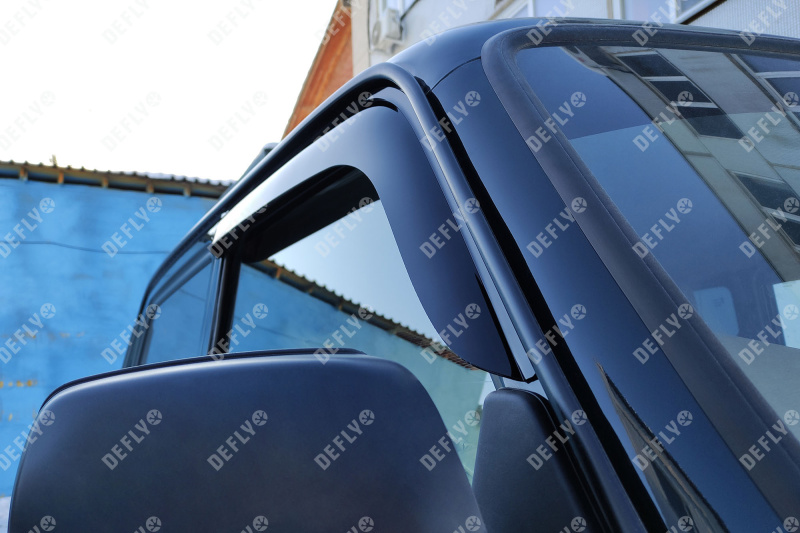 Дефлекторы окон Лада Нива 4x4 (2121), 1977-н.в., 3 двери, комплект 2 шт.