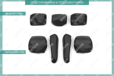 Чехлы на сиденья Honda Freed Spike, 2010-2016, экокожа черная