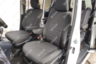 Чехлы на сиденья Toyota Noah/Voxy/Esquire (R80), 2014-2021, 4 места, капитанские кресла, жаккард