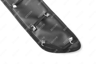 Утеплитель радиатора для Subaru Levorg (VM), 2017-2020, GT, рестайлинг, экокожа черная 