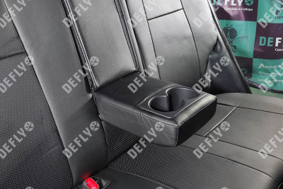 Чехлы на сиденья Kia Sportage (SL), 2010-2016, экокожа черная