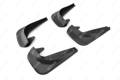 Брызговики универсальные Defly, для Седан, Хэтчбек, комплект 4 шт.