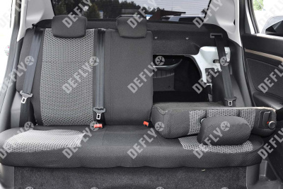 Чехлы на сиденья Лада Веста, 2015-н.в., седан, задний ряд 60/40, жаккард