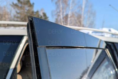 Дефлекторы окон 2D Toyota Ipsum/Gaia (SXM10), 1996-2004, комплект 6 шт.