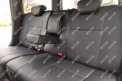 Чехлы на сиденья УАЗ Патриот, 2020-н.в., Comfort, Luxe, Luxe Premium, экокожа черная