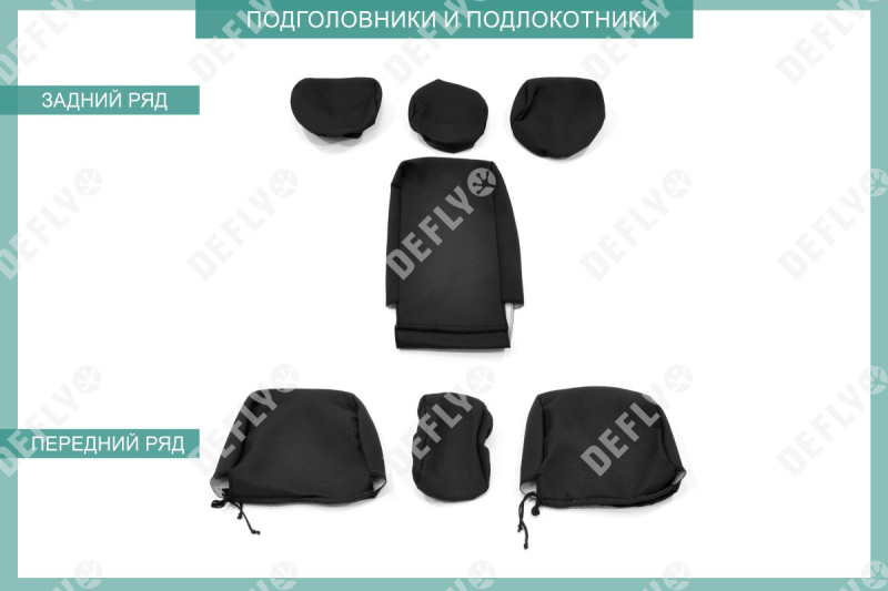 Чехлы на сиденья Toyota Corolla Fielder (E120), 2000-2006, спинка-столик, жаккард