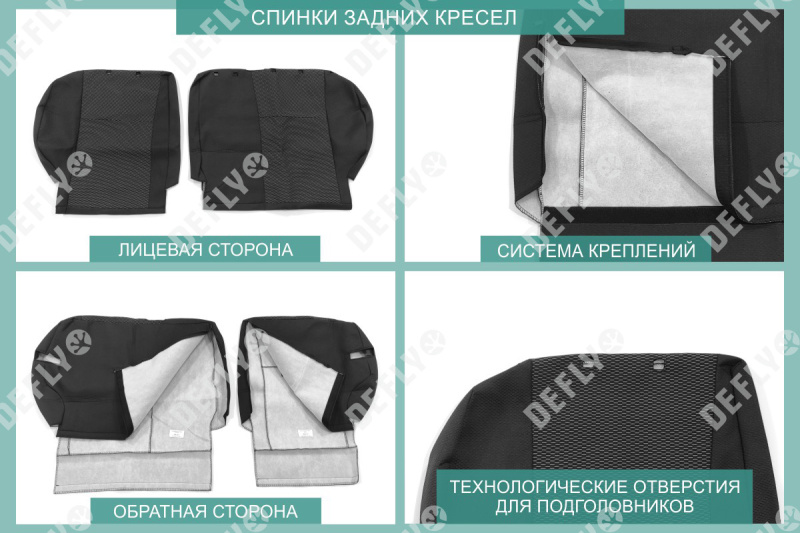 Чехлы на сиденья Nissan Note (E12), 2012-2020, жаккард 