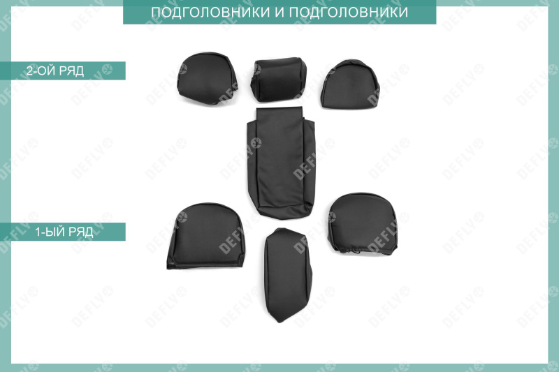 Чехлы на сиденья Mitsubishi Lancer (CY), 2007-2011, седан, комплектация Invite, Invite+, экокожа черная