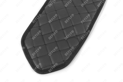 Утеплитель радиатора для Лада Нива Тревел, 2020-н.в., экокожа черная 