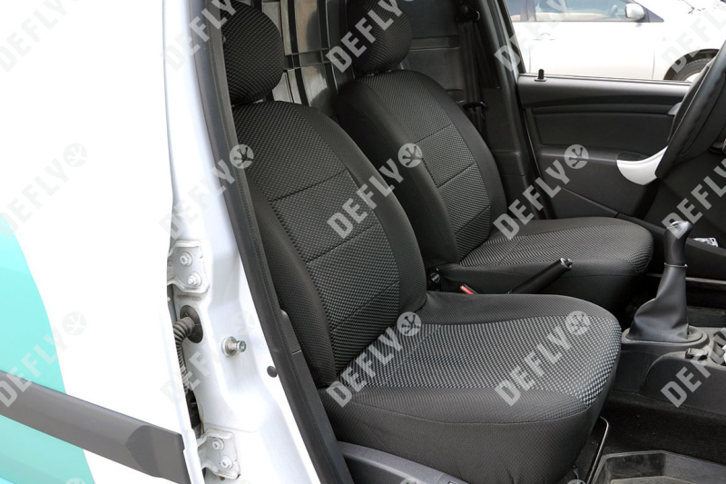 Чехлы на сиденья Lada Largus, 2012-н.в., фургон (2 места), жаккард 