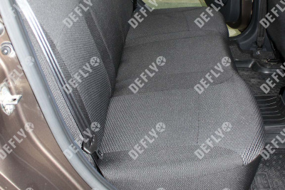 Чехлы на сиденья Renault Logan (L52), 2014-2022, задний ряд 60/40, жаккард 