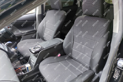 Чехлы на сиденья Toyotа Prius Alpha (XW40), 2011-2021, 5 мест, задний ряд 60/40, жаккард