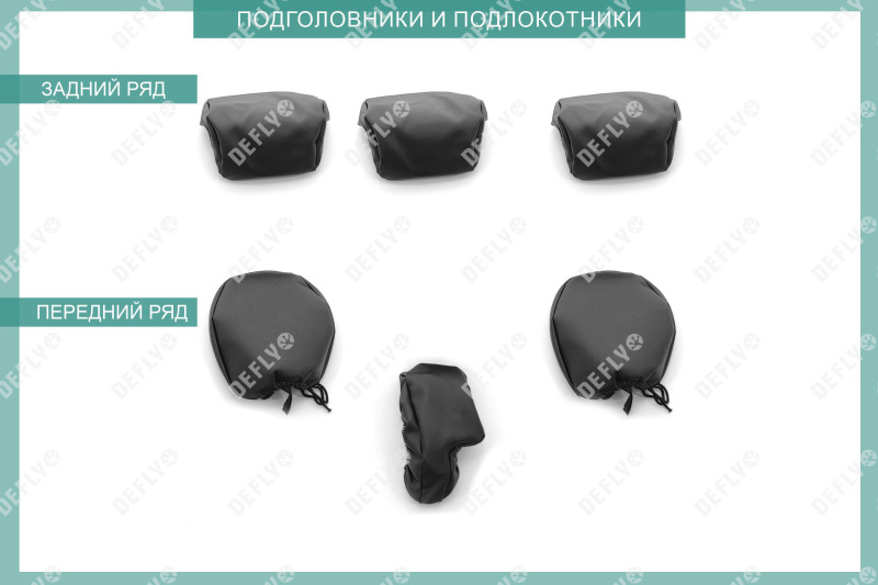 Чехлы на сиденья Honda Fit (GP, GK), 2013-2020, экокожа черная