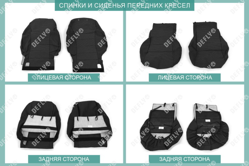 Чехлы на сиденья Honda Shuttle, 2015-2022, жаккард 