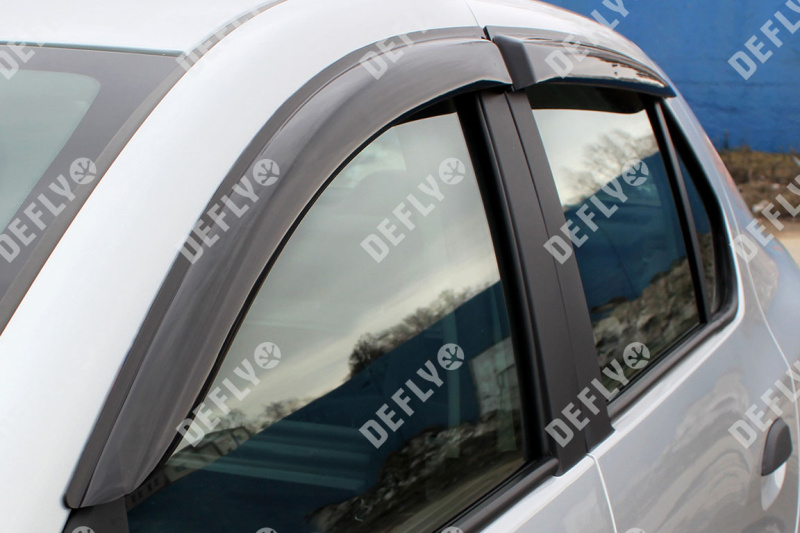 Дефлекторы окон Renault Logan (L52), 2013-2022
