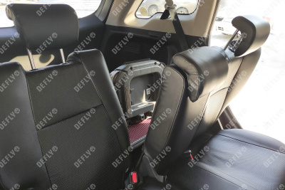 Чехлы на сиденья Honda Shuttle, 2015-2022, экокожа черная