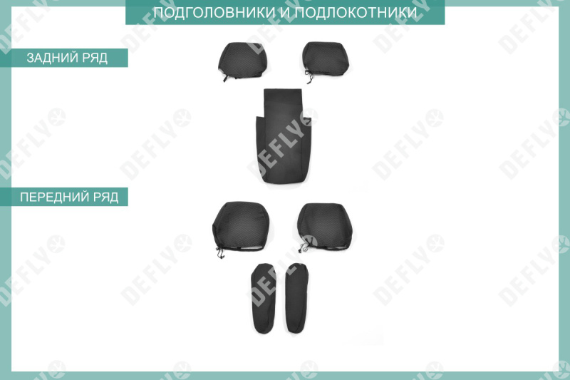 Чехлы на сиденья Honda CR-V (RD4-RD7), 2001-2006, жаккард 