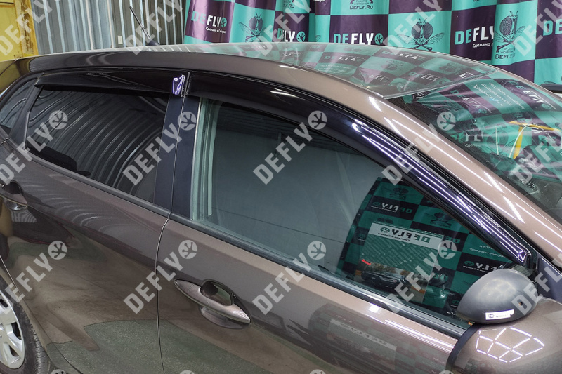 Дефлекторы окон Kia Rio (QB), 2012-2017, хэтчбек 