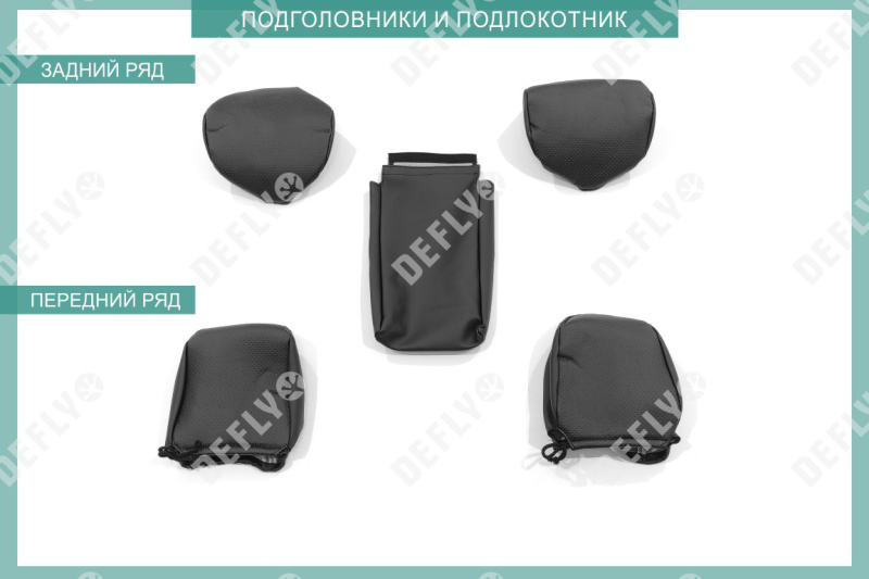 Чехлы на сиденья УАЗ Патриот, 2020-н.в., Comfort, Luxe, Luxe Premium, экокожа черная