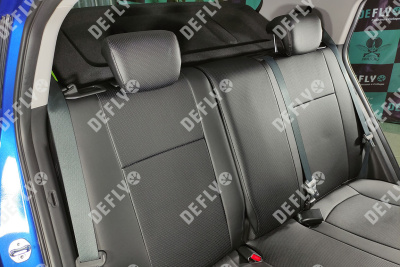 Чехлы на сиденья Hyundai Creta (GS), 2015-2021, экокожа черная