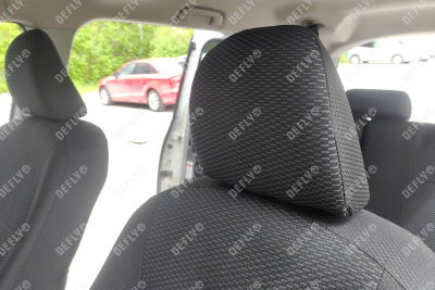 Чехлы на сиденья Toyota Sienta (XP170), 2015-2022, спинка 2 ряда 50/50, без подлокотника, 5 мест, жаккард