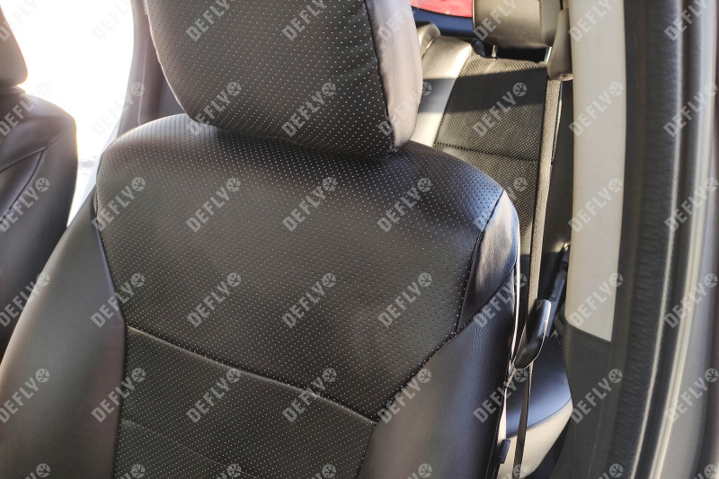 Чехлы на сиденья Honda Shuttle, 2015-2022, экокожа черная