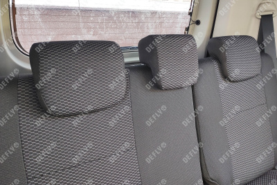 Чехлы на сиденья Toyota Tank/Roomy, Daihatsu Thor, Subaru Justy, 2016-2020, без спинок-столиков, жаккард