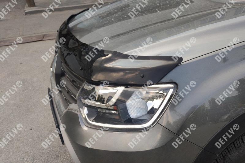 Дефлектор капота NEOFIX Renault Duster (HM), 2020-2022