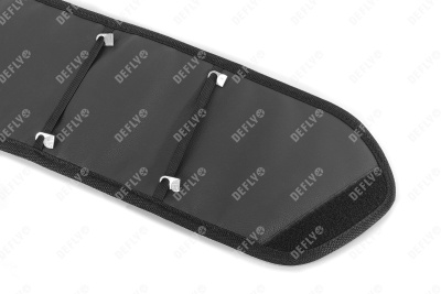 Утеплитель радиатора для Лада Нива Тревел, 2020-н.в., экокожа черная 