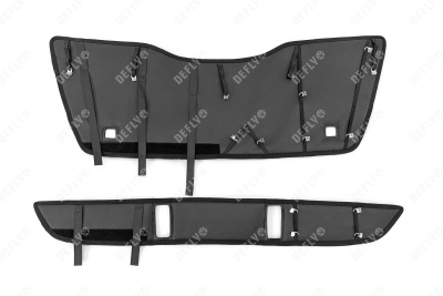 Утеплитель радиатора для Toyota Roomy, 2016-2020, экокожа черная 