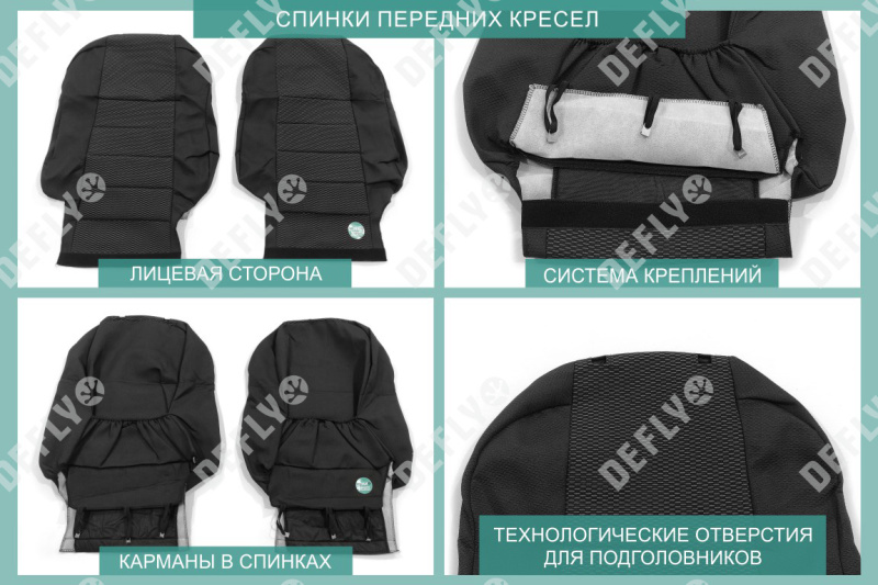 Чехлы на сиденья Honda Fit Shuttle, 2011-2015, жаккард 