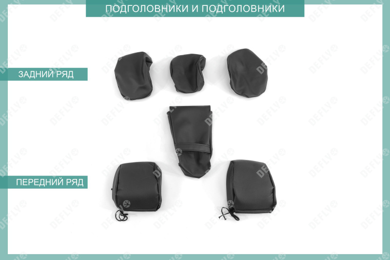 Чехлы на сиденья Ford Focus 3, 2010-2019, Trend Sport, Titanium, экокожа черная