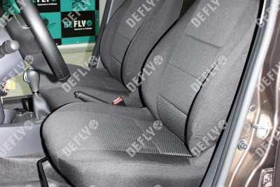 Чехлы на сиденья Renault Logan (L52), 2014-2022, задний ряд 60/40, жаккард 