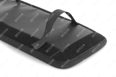 Утеплитель радиатора для ГАЗ ГАЗель Бизнес, Соболь, 2010-н.в., 2-й рестайлинг, экокожа черная