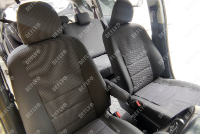 Чехлы на сиденья Toyota Sienta (XP170), 2015-2022, спинка 2 ряда 50/50, без подлокотника, 5 мест, жаккард