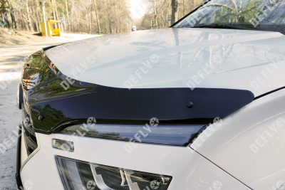 Дефлектор капота NEOFIX Hyundai Creta (SU2), 2020-2022, полноразмерный 