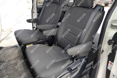 Чехлы на сиденья Toyota Noah/Voxy/Esquire (R80), 2014-2021, 4 места, капитанские кресла, жаккард