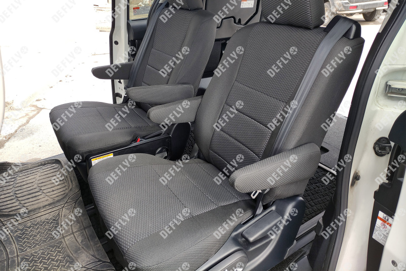 Чехлы на сиденья Toyota Noah/Voxy/Esquire (R80), 2014-2021, 4 места, капитанские кресла, жаккард