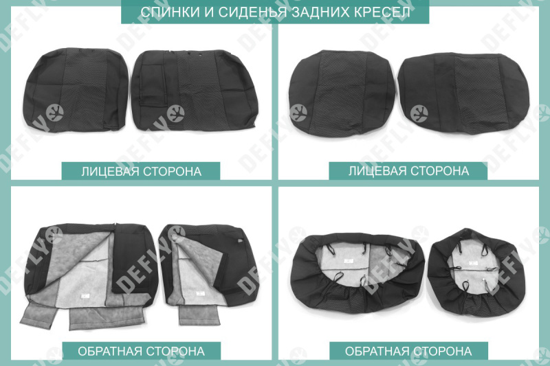 Чехлы на сиденья УАЗ Патриот, 2020-н.в., комплектация Комфорт, Люкс, Люкс Премиум, жаккард 