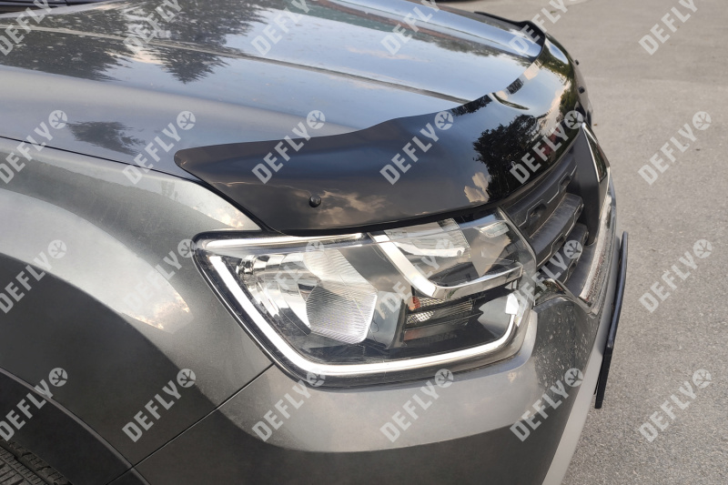 Дефлектор капота NEOFIX Renault Duster (HM), 2020-2022
