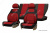 Чехлы на сиденья Lada Niva 4x4 (2121), 2006-2019, 3 двери, дополнительная боковая поддержка, жаккард черный/красный Чехлы на сиденья Lada Niva 4x4 (2121), 2006-2019, 3 двери, дополнительная боковая поддержка, жаккард черный/красный