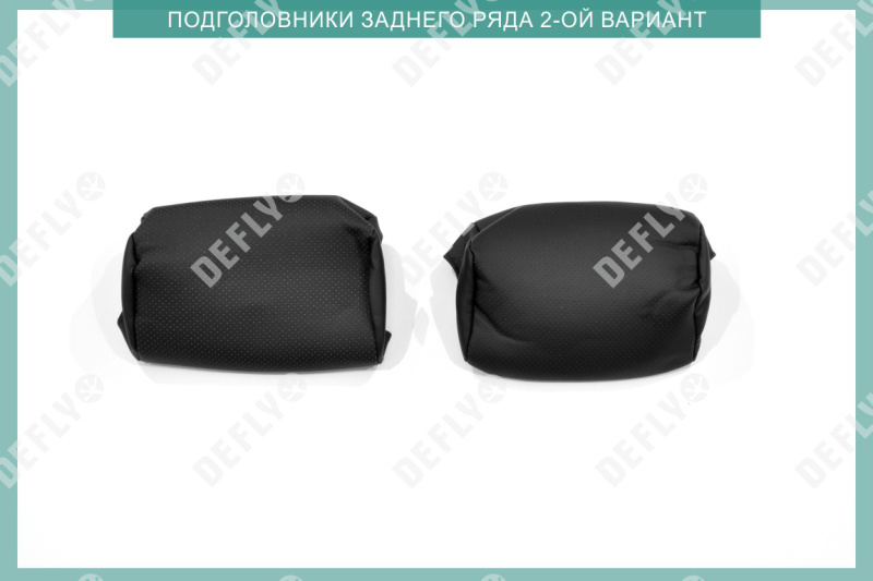 Чехлы на сиденья Honda CR-V (RD4-RD7), 2001-2006, экокожа черная